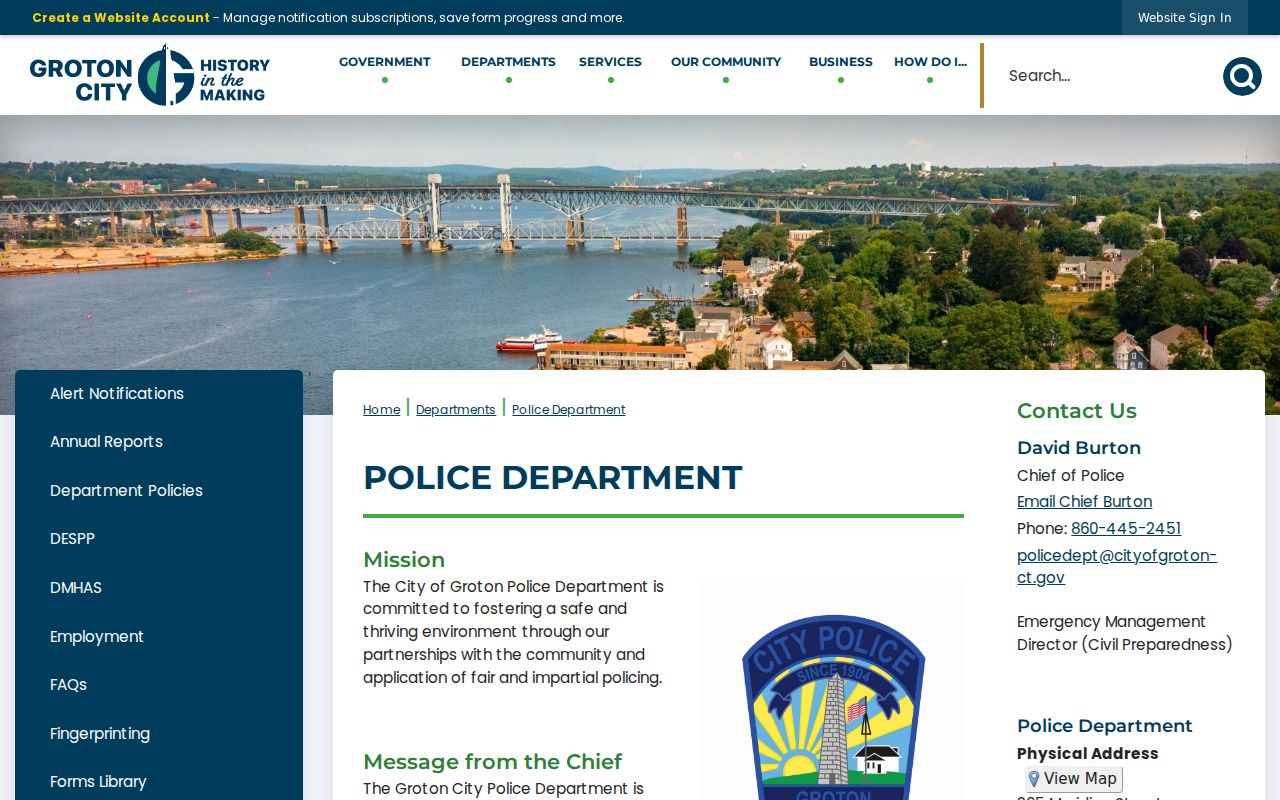 Groton criminal records City of Groton Police Department